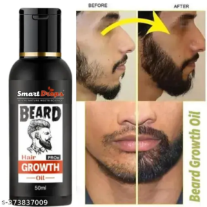 Smart Drops Beard Growth Oil – More Beard Growth, With Redensyl, 8 Natural Oil Hair Oil (30ml)-Pack of 1