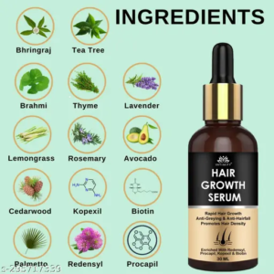 Intimify Hair Growth Serum for Women & Men Redensyl Hair Growth Serum with Natural Ingredients Hair Growth Serum | For Hair Fall Control | For Men & Women