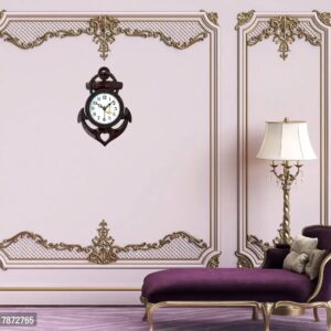 Designer Multicoloured Plastic Analog Wall Clock