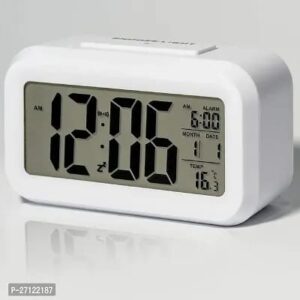 Digital Alarm Clock Table Clock for Students, Home, Office, Corporate with Automatic Sensor, Date Temperature