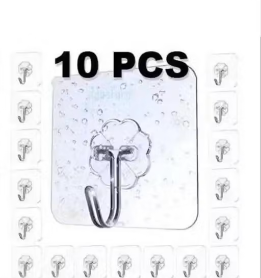 Wall Adhesive stick hook (pack of 10)