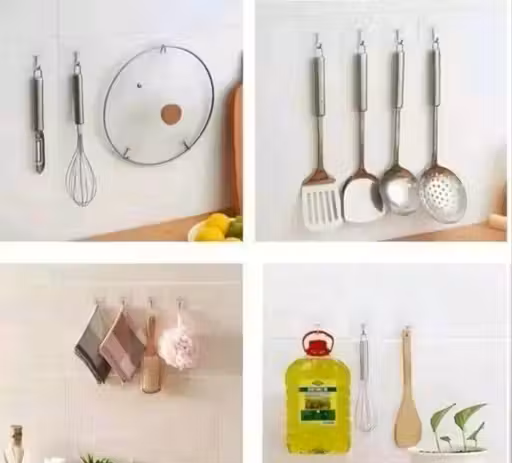 Wall Adhesive stick hook (pack of 10) - Image 2