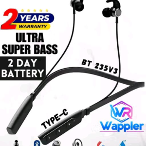 BT 235V3 Black Bluetooth Neckband